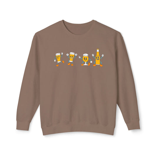 Whirl Pong "Goofy Beer Guy" Crewneck Sweatshirt