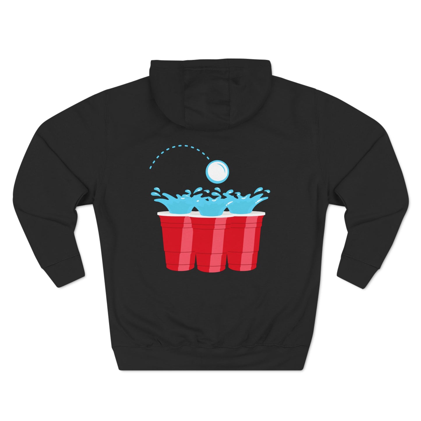 Whirl Pong Classic Black Hoodie