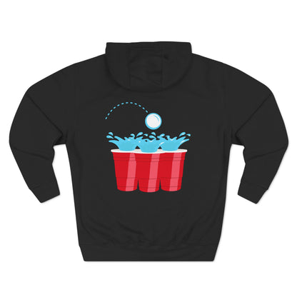 Whirl Pong Classic Black Hoodie