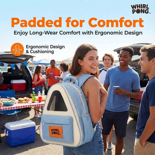 Whirl Pong® Backpack – The Official Carry Case for Your Whirl Pong Set