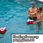 Whirl Pong™ Cup Pong Pool Float (Set of 2)