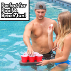 Whirl Pong™ Cup Pong Pool Float (Set of 2)