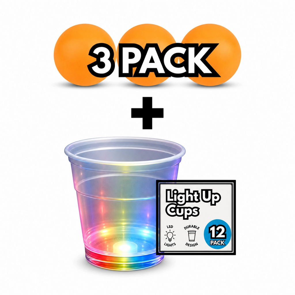 Light-Up Kit | Plastic Cups + Light Up Discs