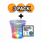 Light-Up Kit | Plastic Cups + Light Up Discs