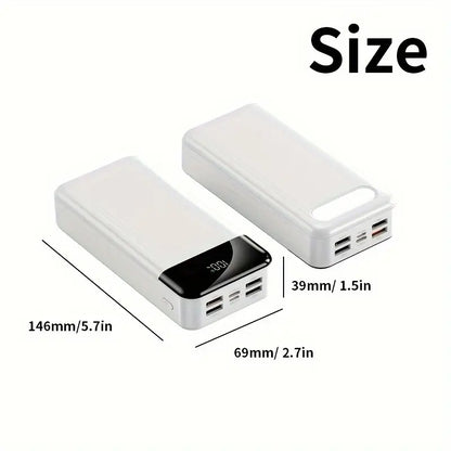 Whirl Pong Compatible Power Pack – 60,000 mAh Portable Power Bank | 22.5 W Fast Charging | 4 × USB + Type-C Ports | All-Day & All-Night Play Companion