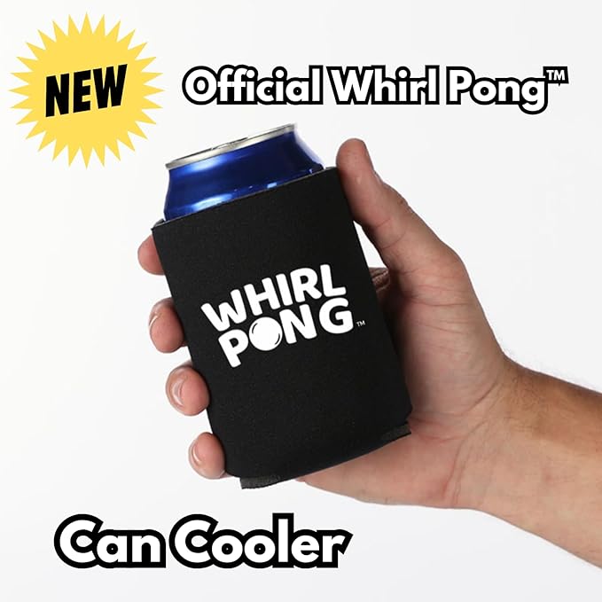 Whirl Pong™ Black Koozies