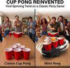 Whirl Pong - Spinning Cup Pong Game (Set of 2) | Pre-Order – Ships Late May