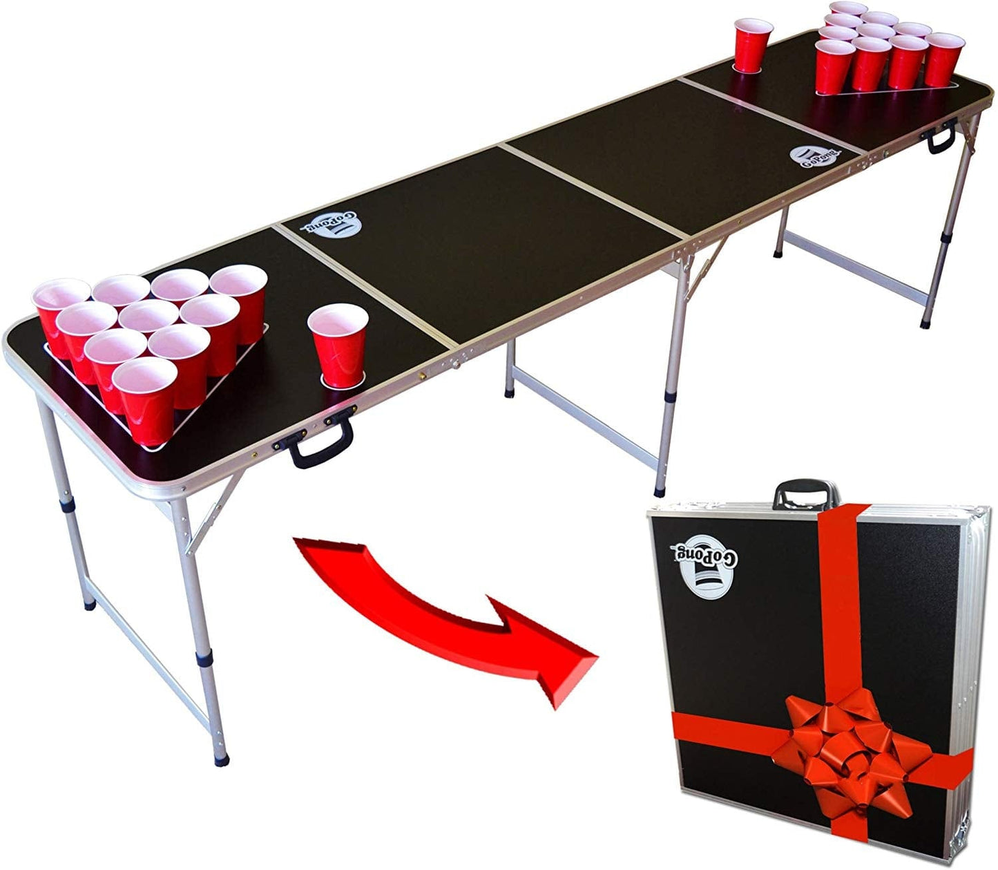 Black Beer Pong Table
