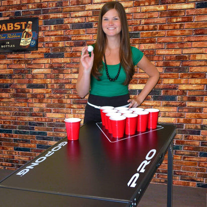 Black Pro Beer Pong Table