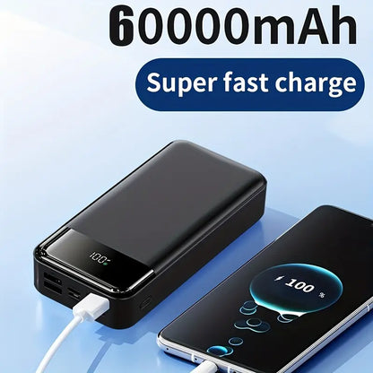 Whirl Pong Compatible Power Pack – 60,000 mAh Portable Power Bank | 22.5 W Fast Charging | 4 × USB + Type-C Ports | All-Day & All-Night Play Companion