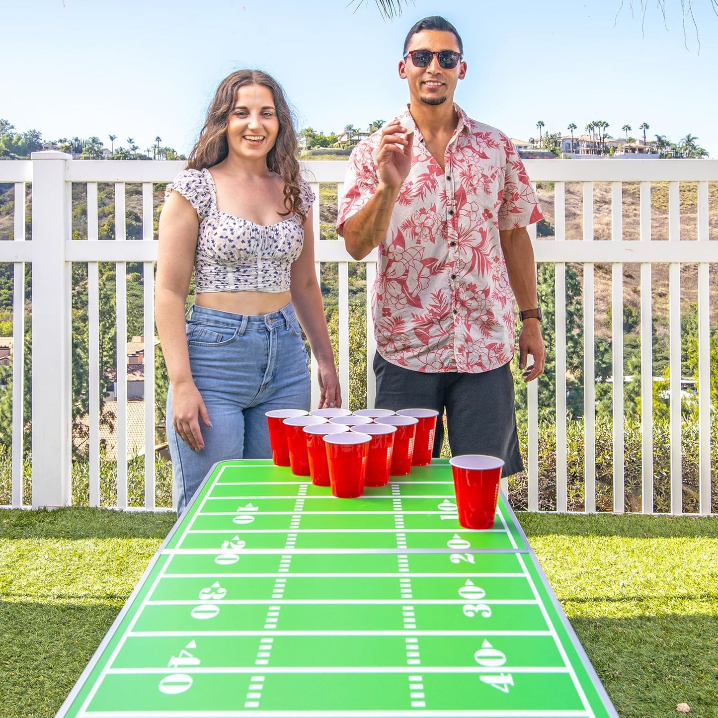 Football Beer Pong Table