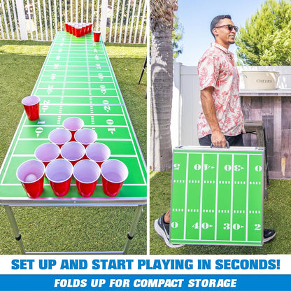 Football Beer Pong Table