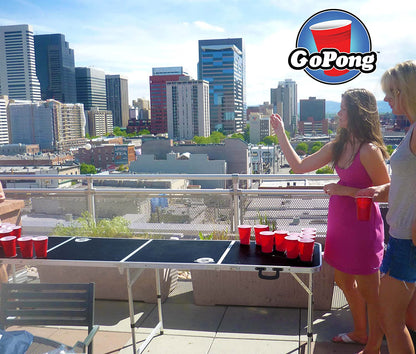 Black Beer Pong Table
