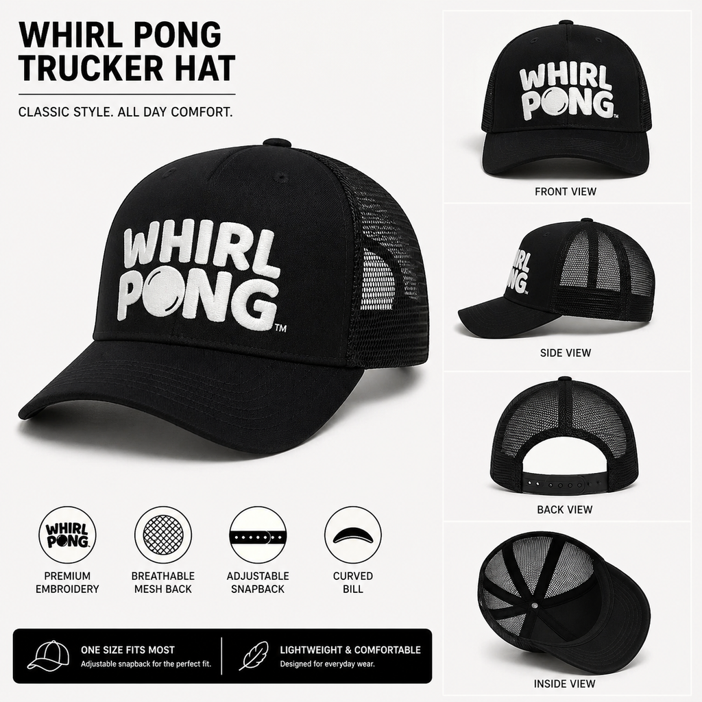 Whirl Pong Trucker Hat