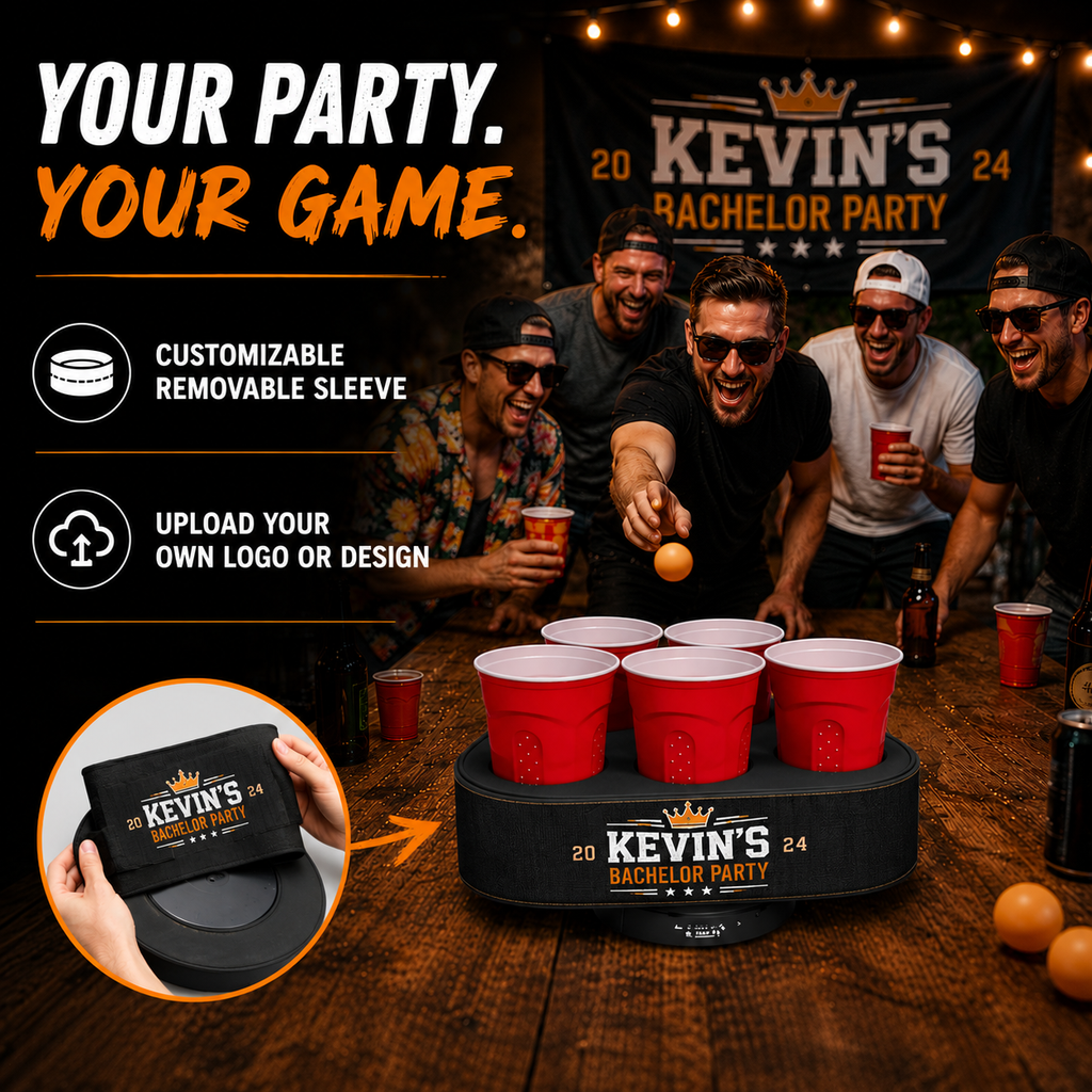 Whirl Pong™ - Build Your Own Custom Spinning Cup Pong Game