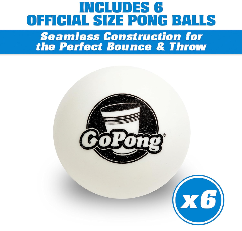 Black 8 Foot Portable Beer Pong/Tailgate Table