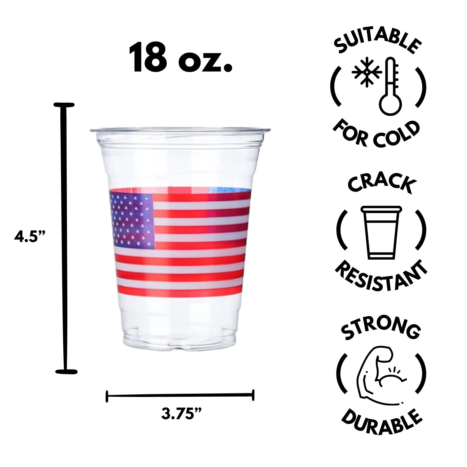 USA Cups & Baseball Ping Pong Balls
