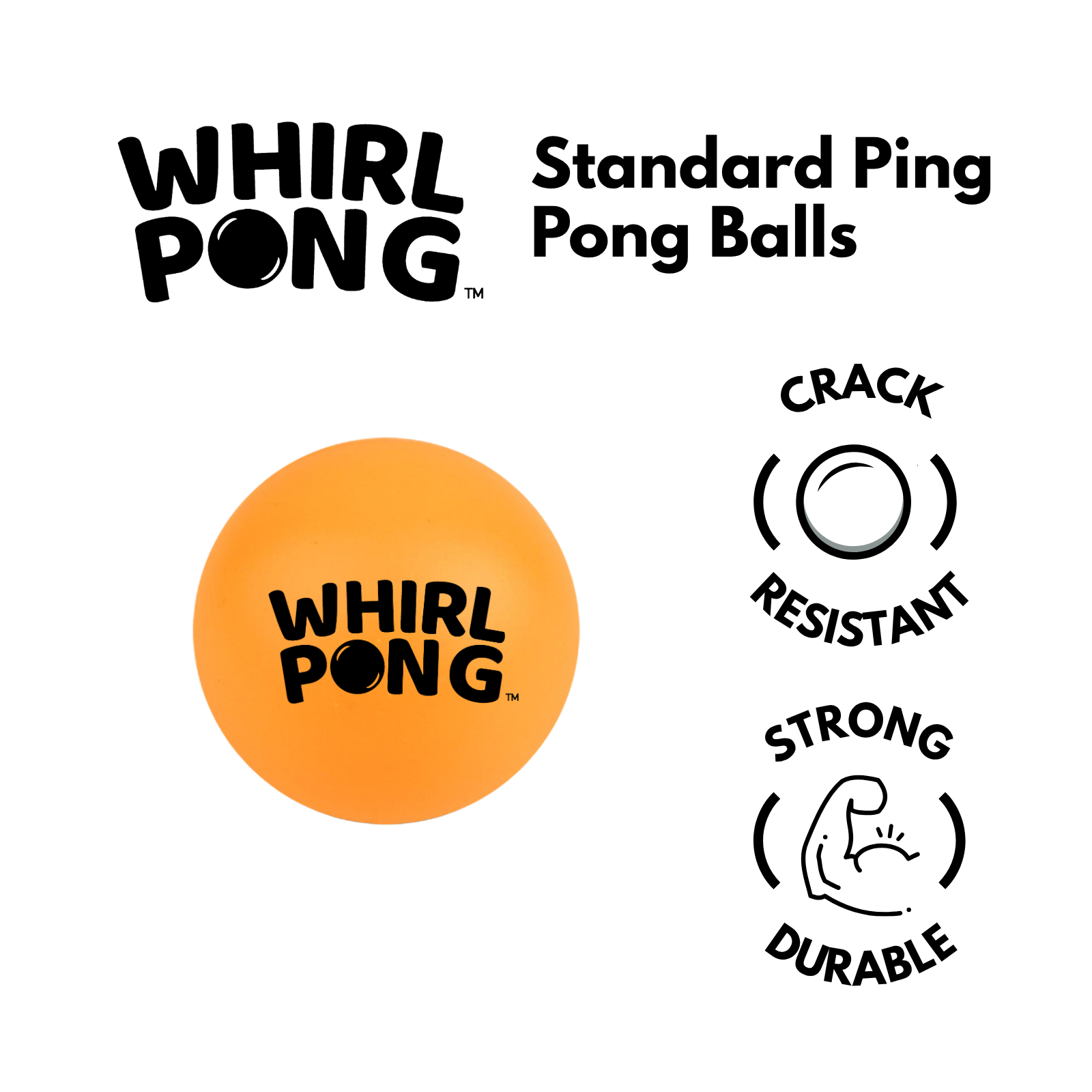 Whirl Pong™ Ping Pong Balls & Solo Cups