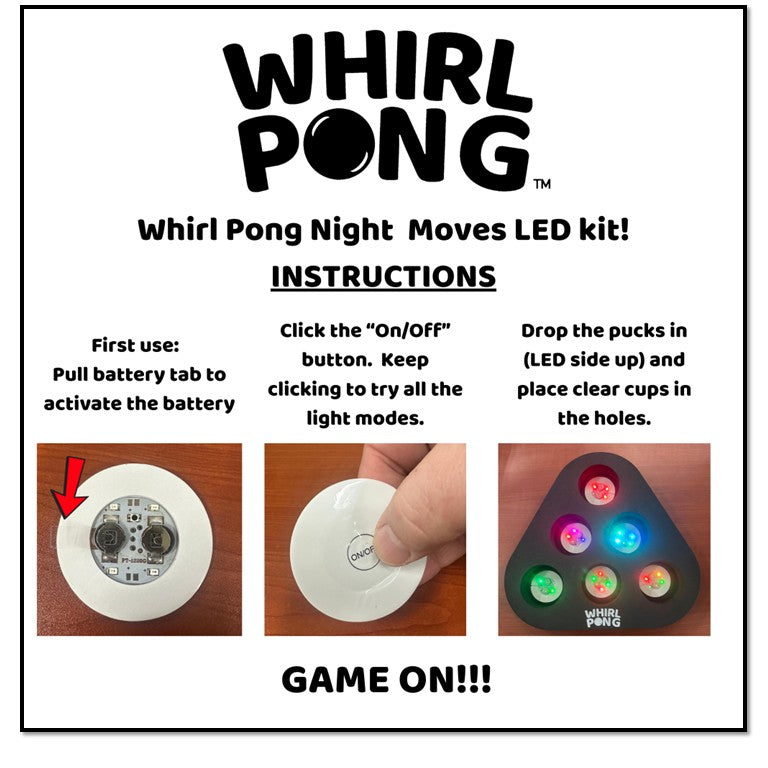Light-Up Kit | Plastic Cups + Light Up Discs
