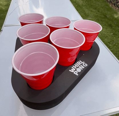 Whirl Pong - Spinning Cup Pong Game (Set of 2)
