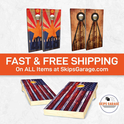 American Flag Beer Pong Table