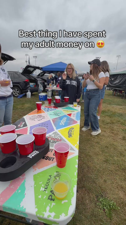 Whirl Pong - Spinning Cup Pong Game (Set of 2)