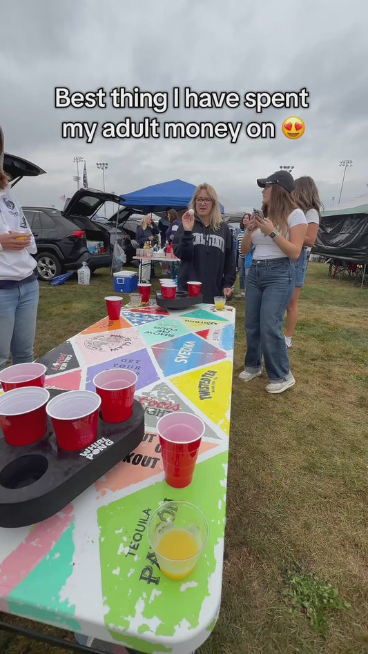 Whirl Pong - Spinning Cup Pong Game (Set of 2)
