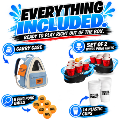 Whirl Pong™ Ultimate Party Bundle