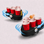Whirl Pong™ - Spinning Cup Pong Game | Pittsburgh Steelers (Set of 2)