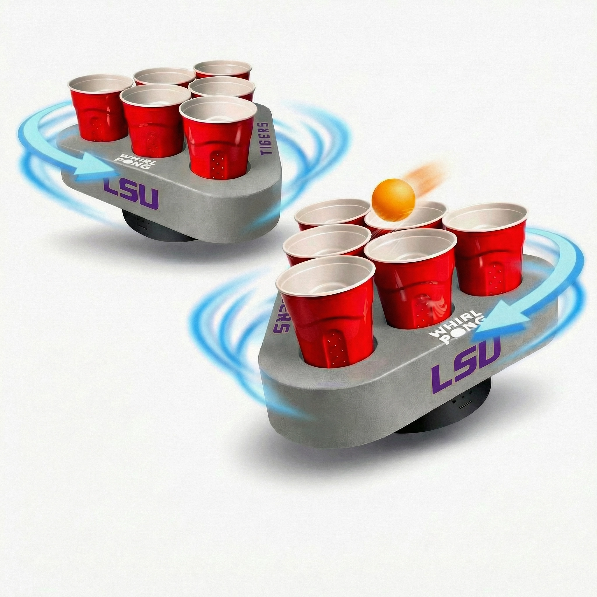 Whirl Pong | LSU Tigers (Set of 2)