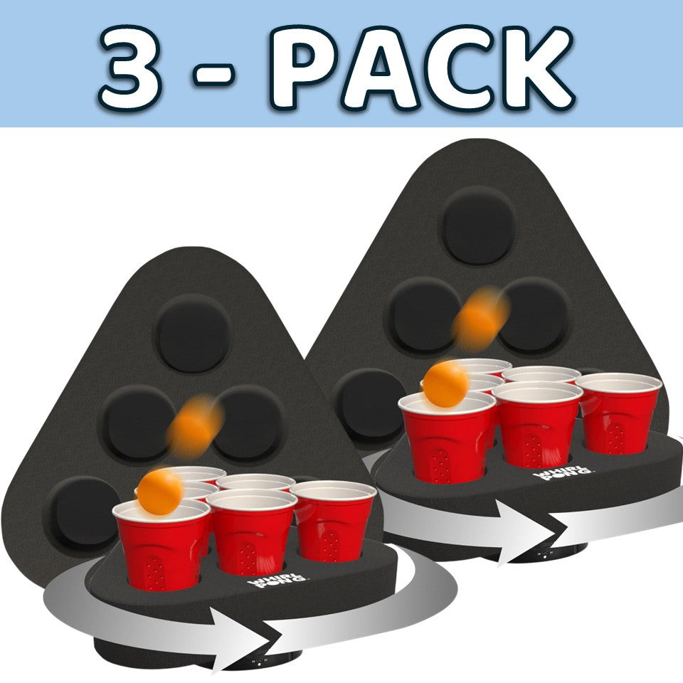 Whirl Pong - Spinning Cup Pong Game (Set of 2)