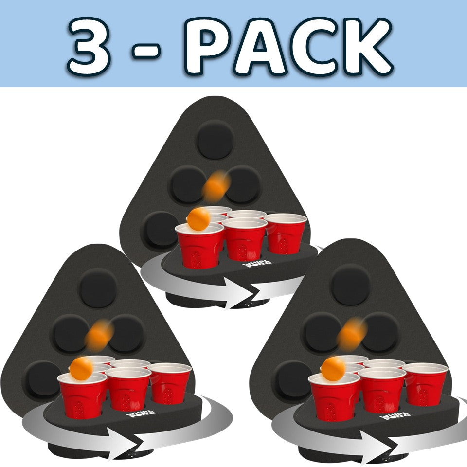 Whirl Pong - Spinning Cup Pong Game (Set of 2)